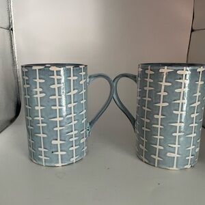 Pier 1 Coffee Mugs 16oz Hand Painted ceramic mugs Minimalist Nordic style
